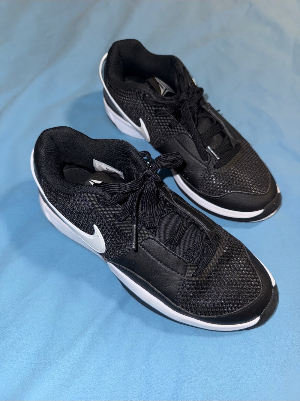 Nike Ja 1 TB 'Black White' basketball shoes